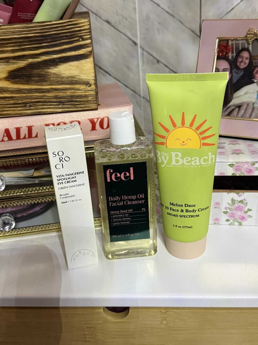 By The Beach SPF, Soroci Eye Cream & Feel Face Cleanser Bundle